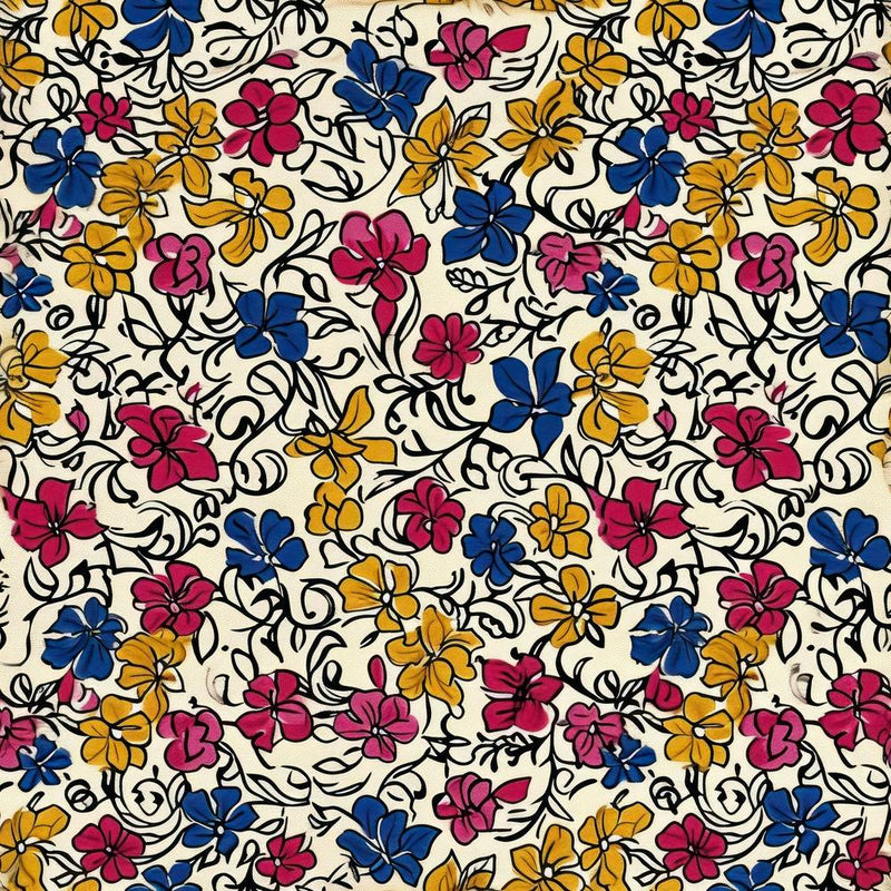 Rose Mist London Fabrics Floral Pattern 8