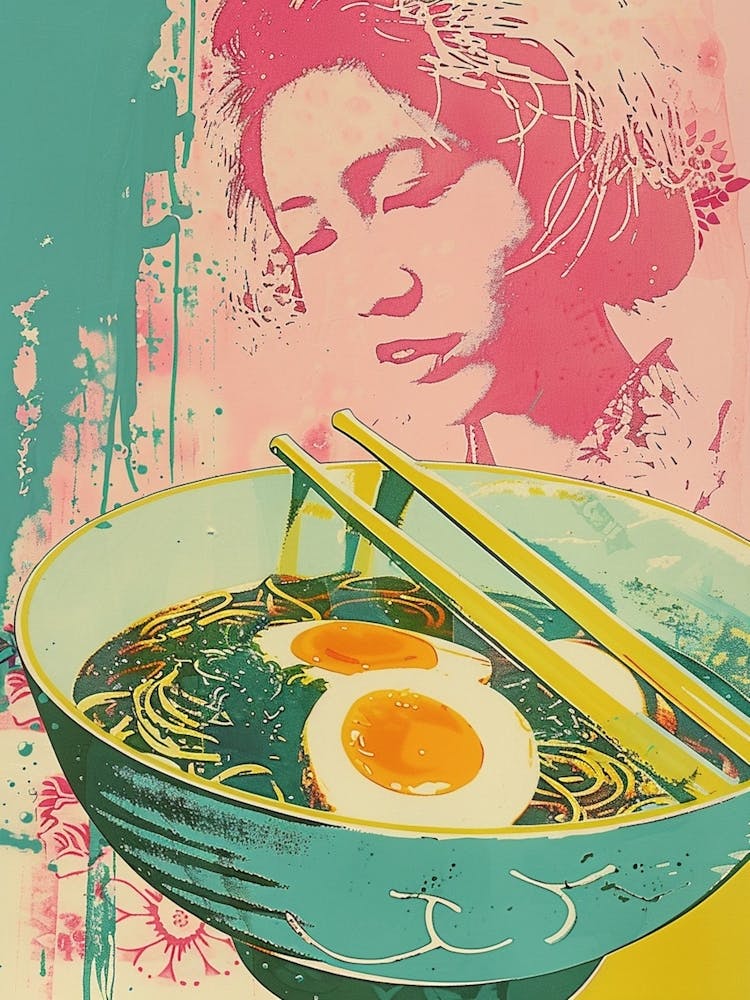 Sukiyaki Duotone Silkscreen 1