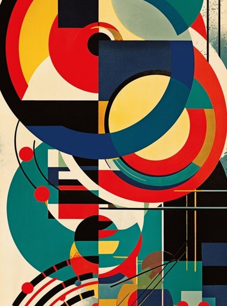 Bauhaus Abstract Painting 4