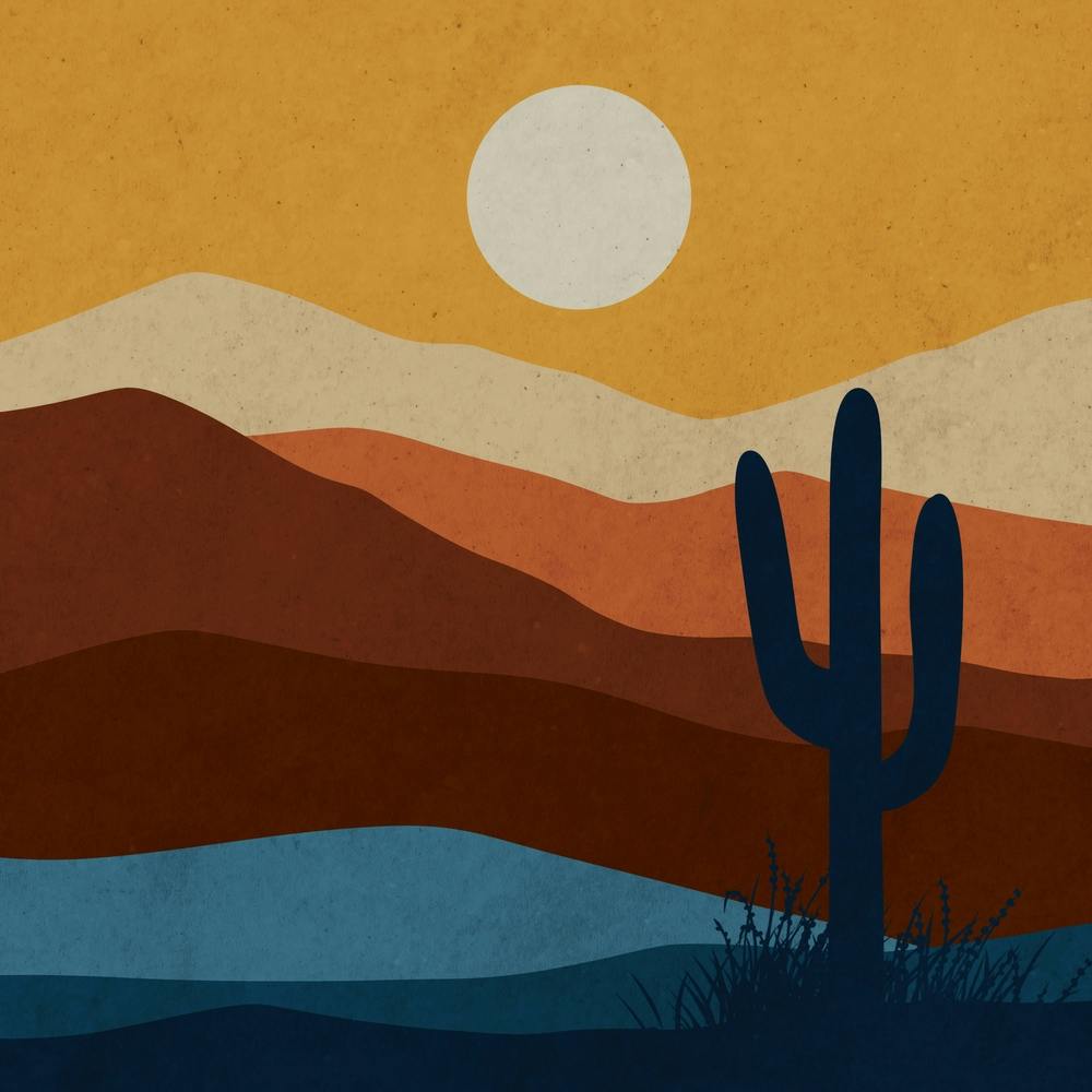 Sunset In The Desert 2