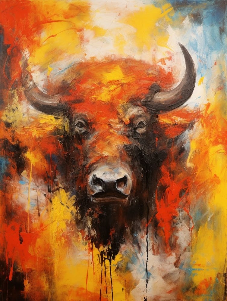 Bison Geometric Abstract 2