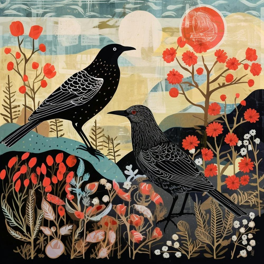 Bird In Nature Cowbird 2