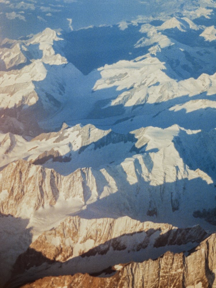 Italian Alps In Sunset