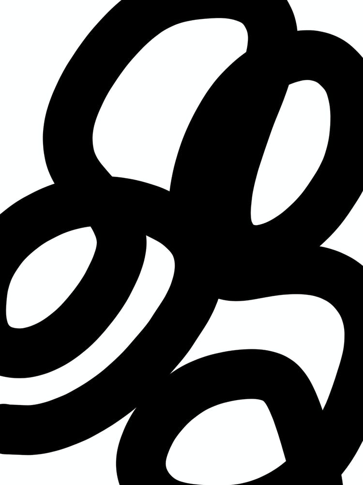 Abstract lines No2 Black and White