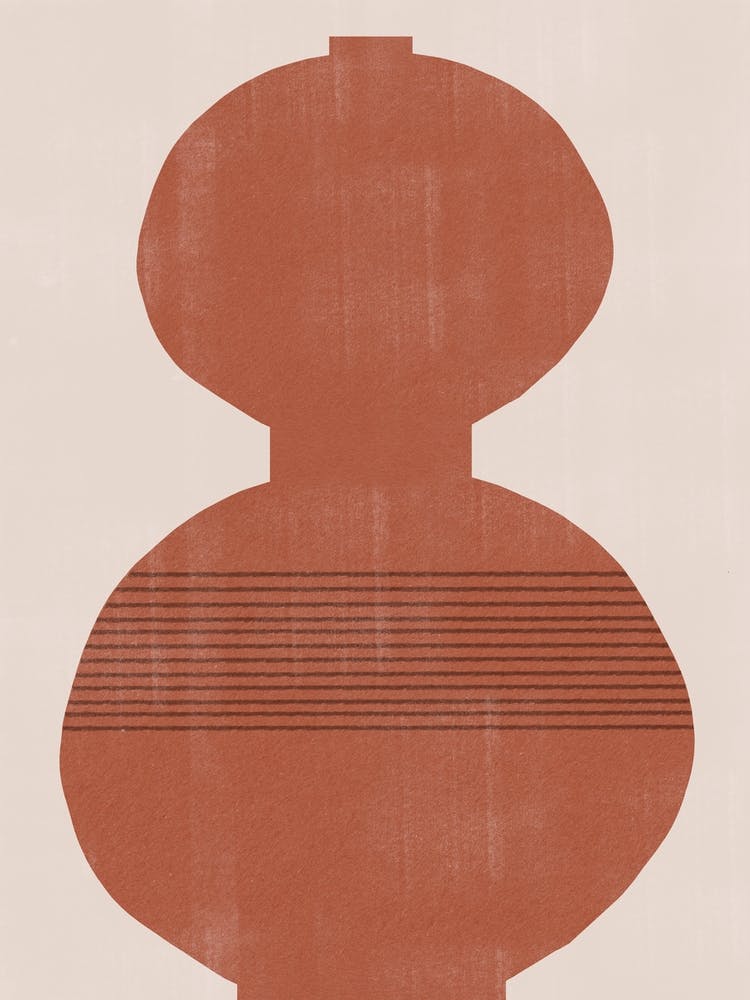 Burnt Orange Vase