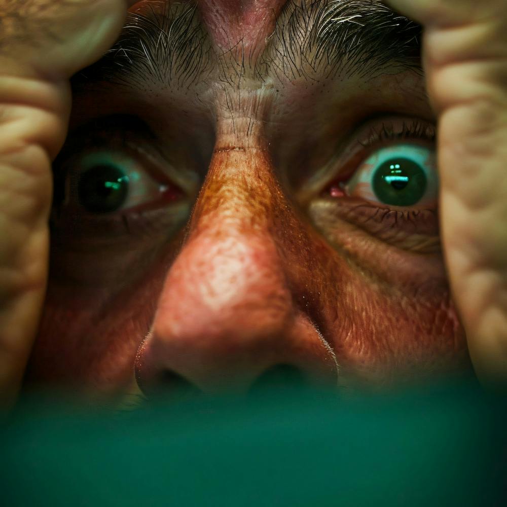 Man With His Eyes Closed