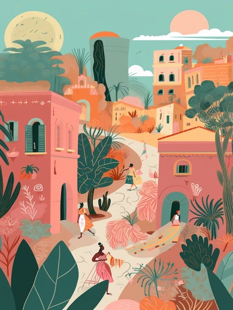 Pompeii 2, Italy Illustration