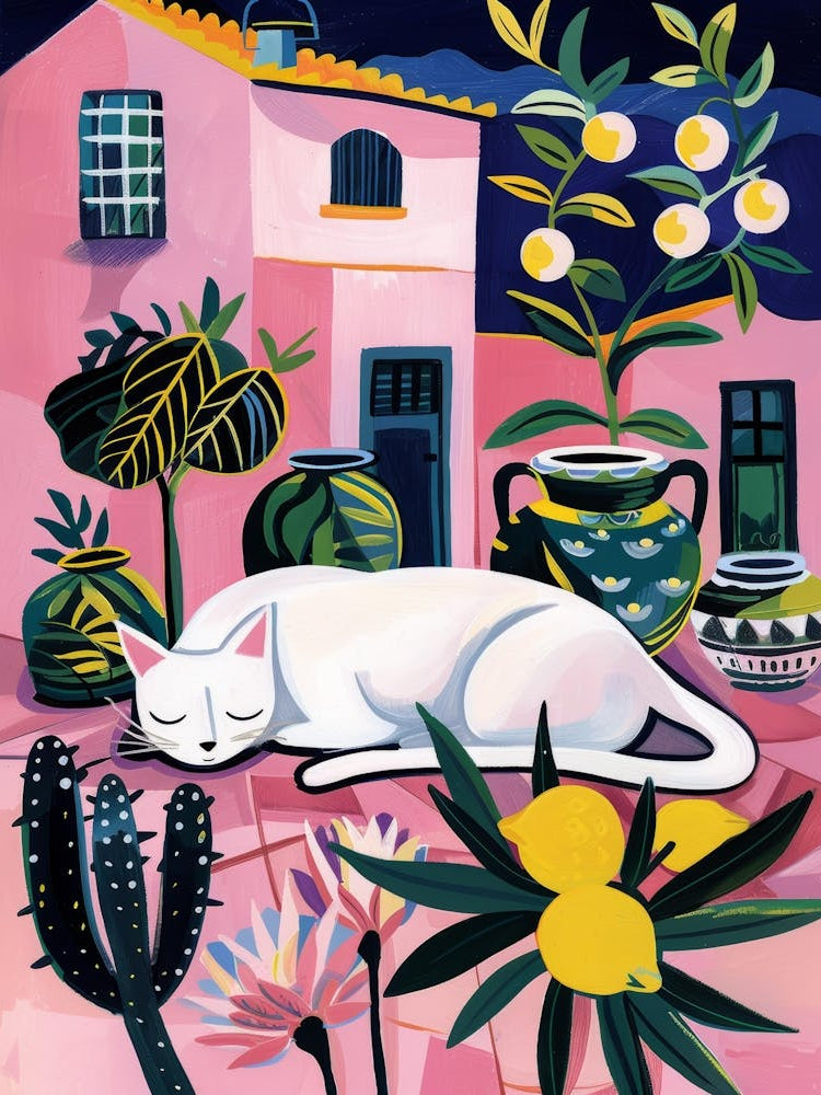 Cat In The Garden 9