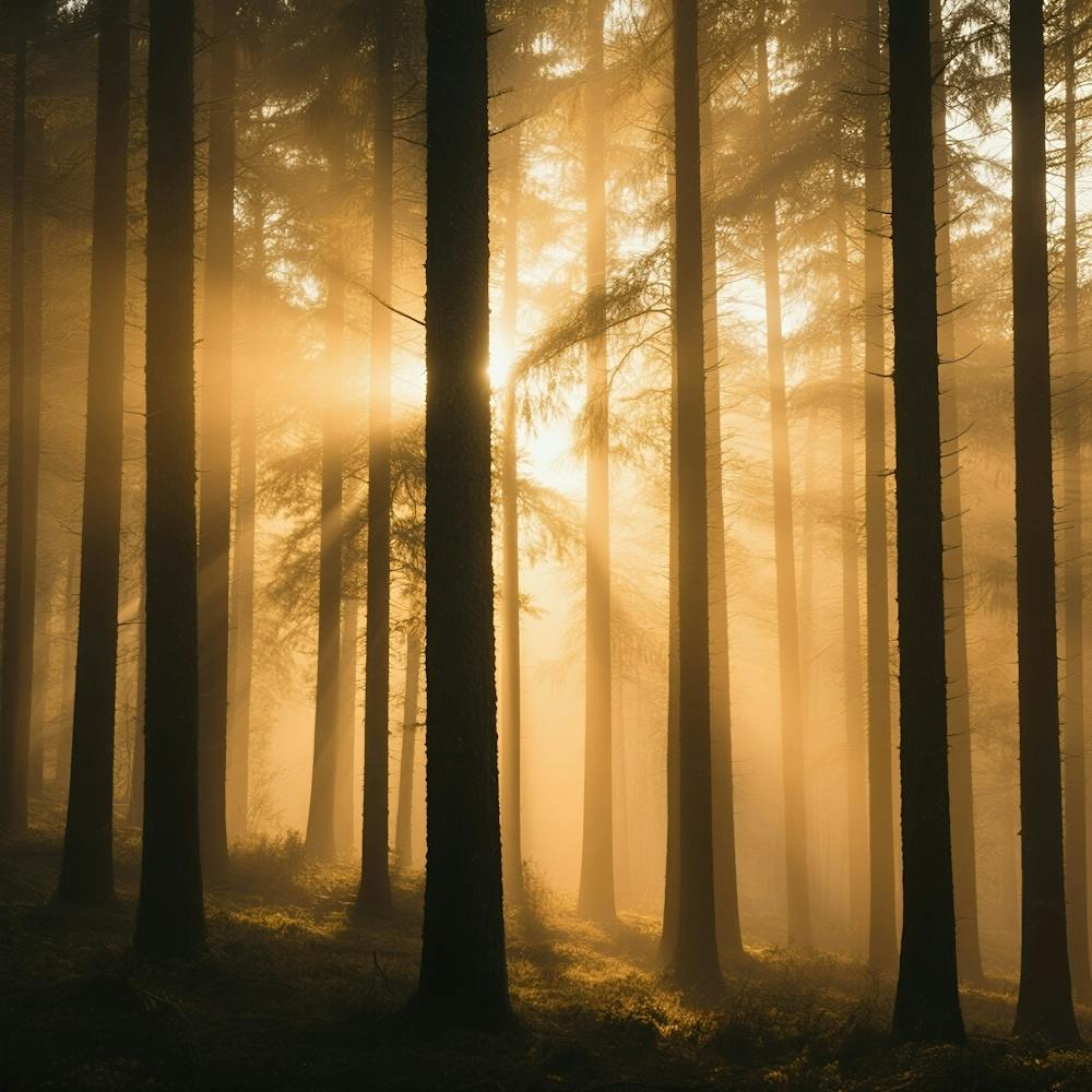 Sunrise In The Forest 6