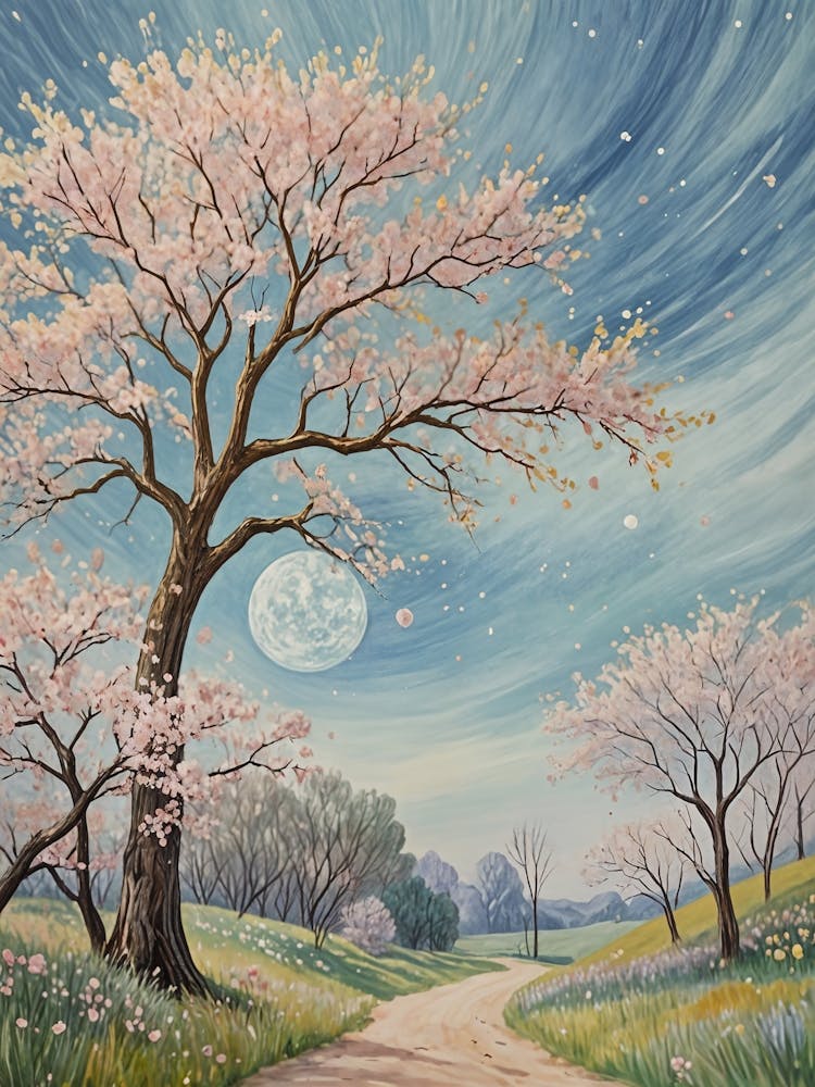Wind Through Cherry Blossoms