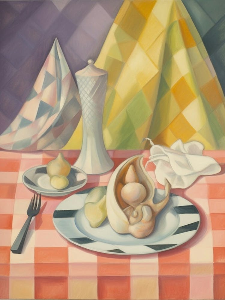 Conch Still Life Painting