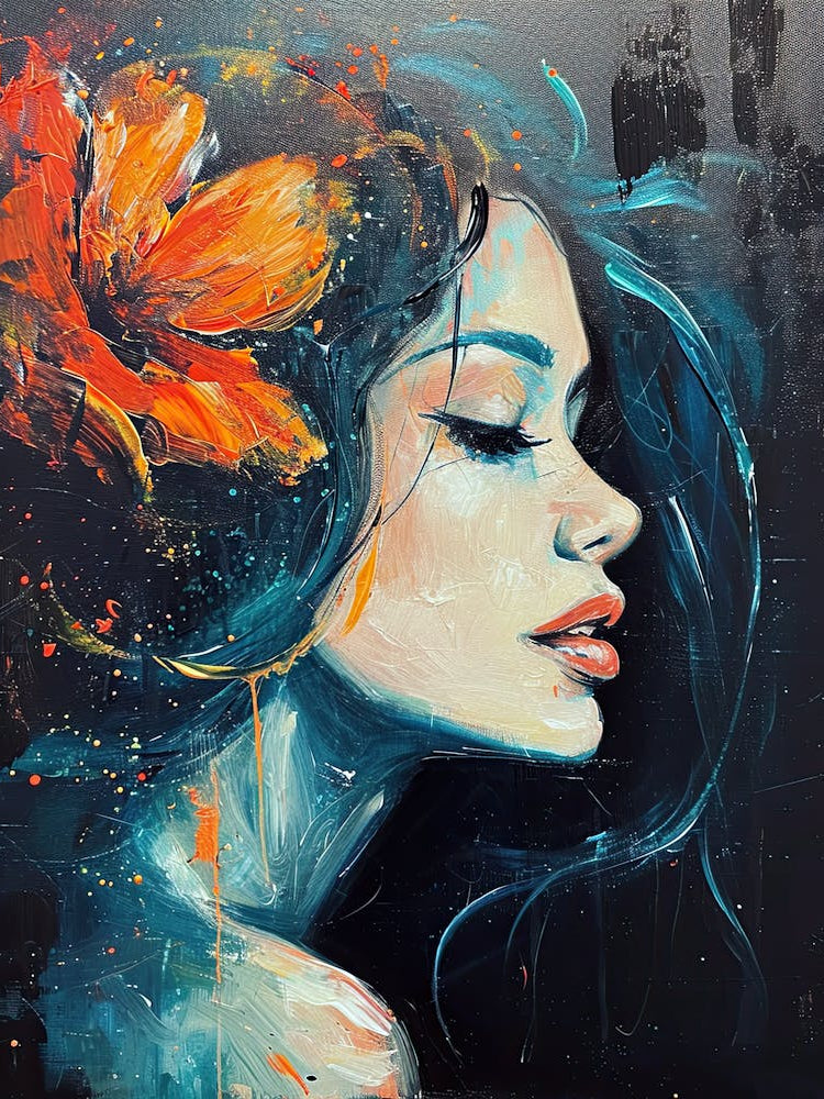 Feathered Solstice, Boho Art Style