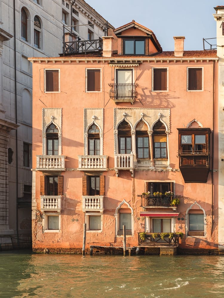 Venice Architecture And Golden Light