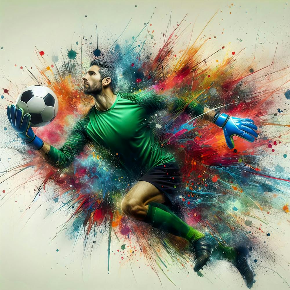 Soccer Player Kicking The Ball 16