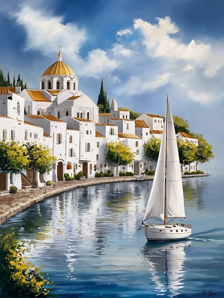 Sailboat On The Water 1