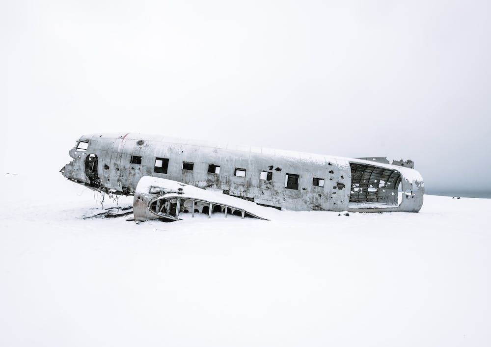 Plane Wreck In Winter