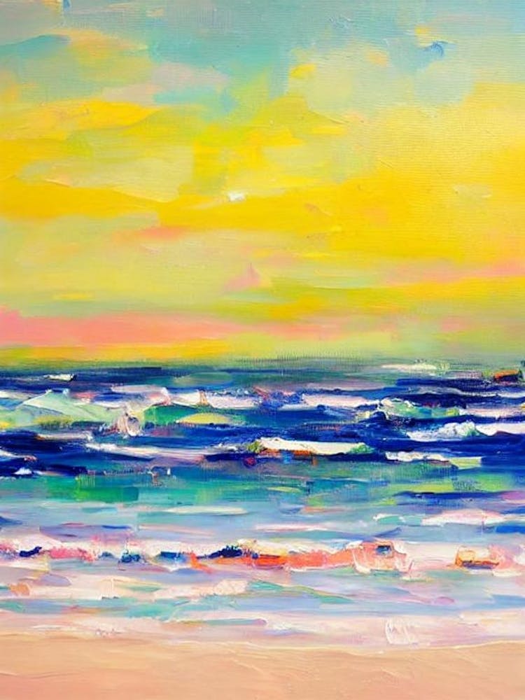 Boracay Beach, Philippines Bright Abstract