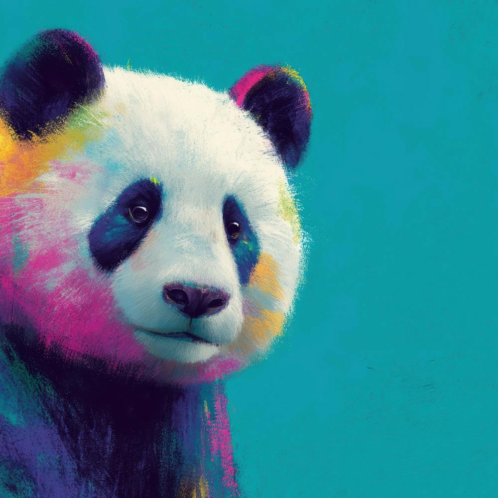 Panda Bear Canvas Art 1