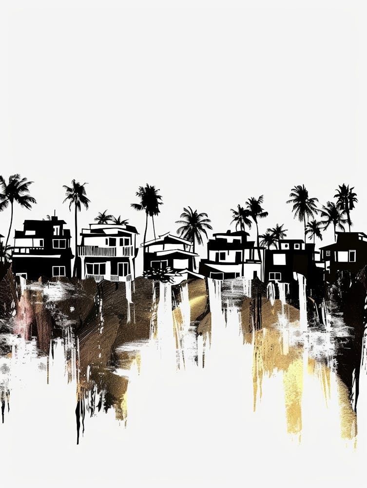Palm Trees Canvas Print 2