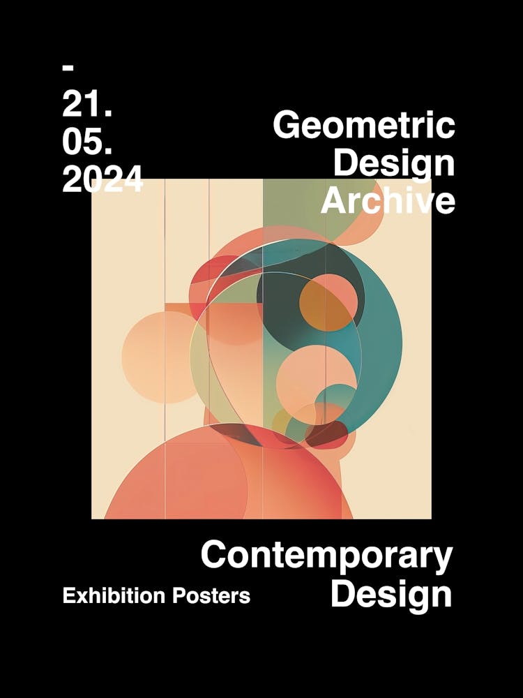 Geometric Design Archive Poster 52