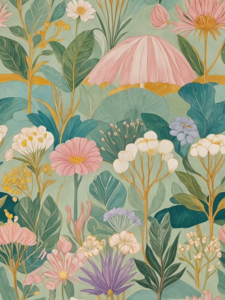 Flora And Fauna In Pastel