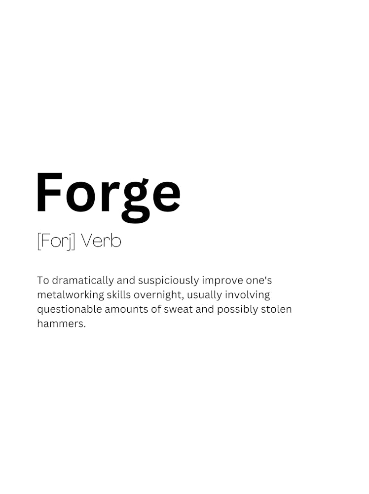 Forge Definition Meaning