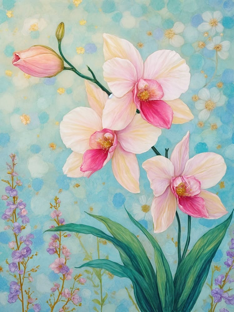 Orchids In Bloom