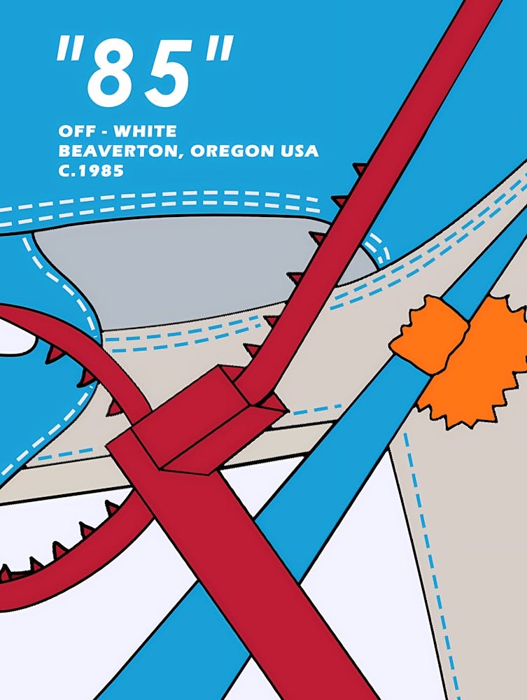 85 Off Whitehaven Oregon Usa - Off-White Jordan 1 Blue - Nike x Off-White Collaboration