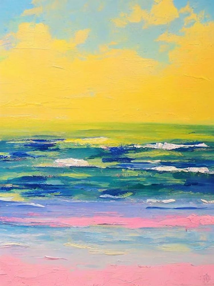 Bantayan Island Beach, Philippines Bright Abstract