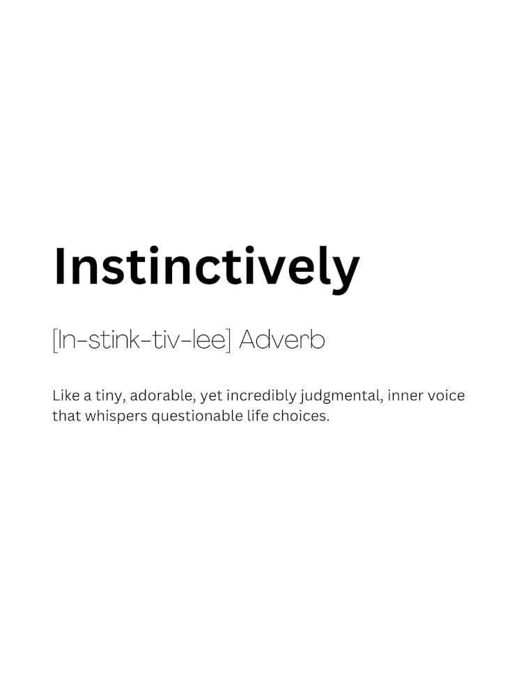 Instinktiv Definition Bedeutung 1