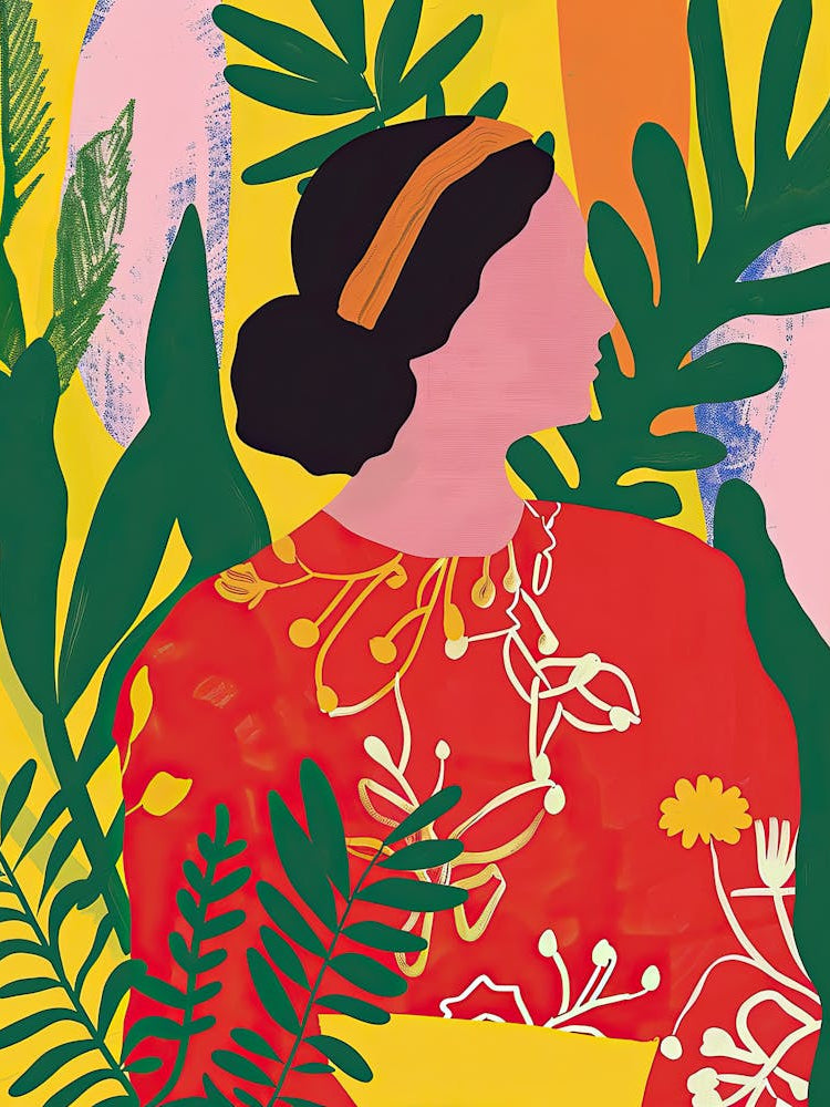 Serene Tropics Matisse Style
