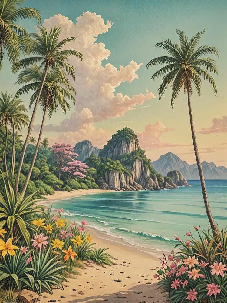 Paradis de Plage Tropicale