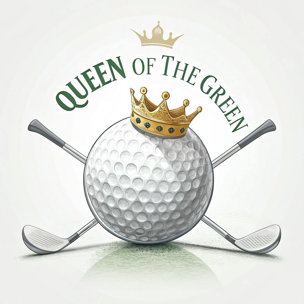 Queen Of The Green A Stylish Design Featuring A G