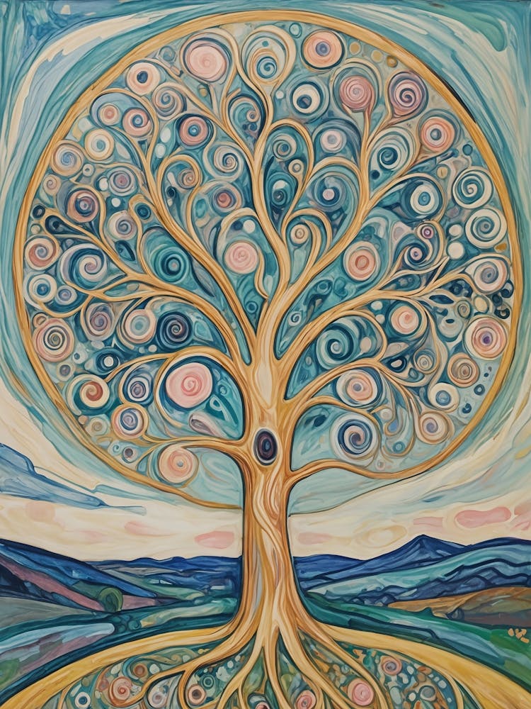 Swirly Majestic Tree no2