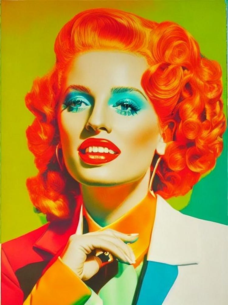 Jess Glynne Colourful Pop Art