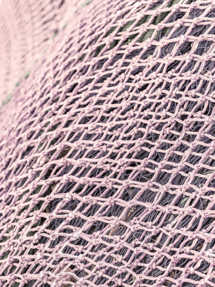 Close Up Of A Net fishing net