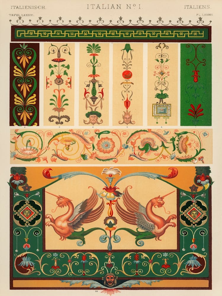 Vintage Pattern Illustration, Owen Jones               