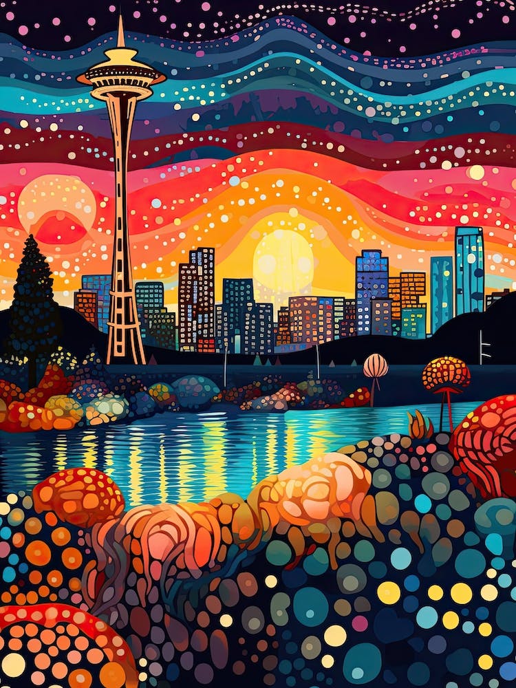Vancouver, Illustration In The Style Of Pop Art 2