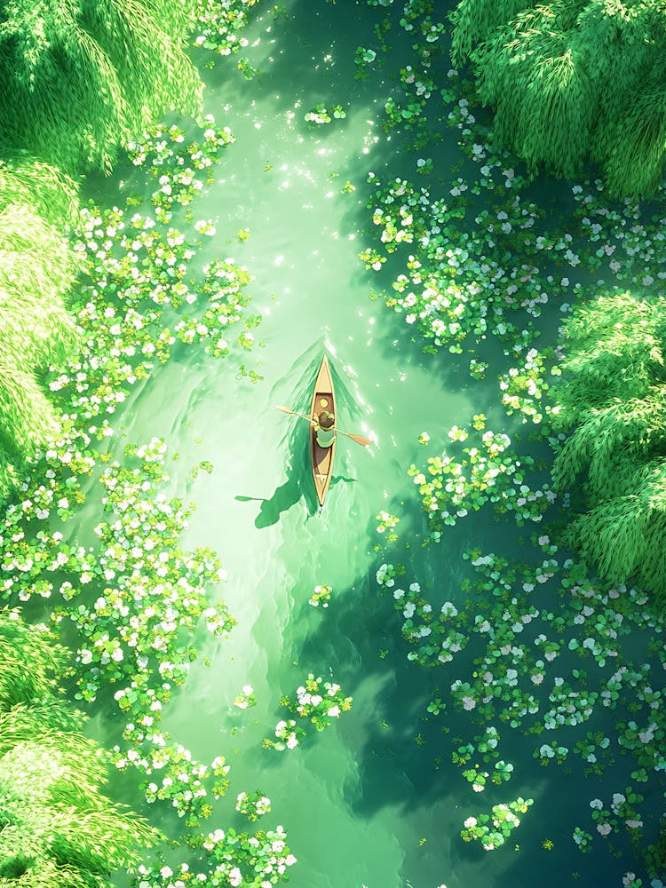 Stunning Rowboat on the River 5