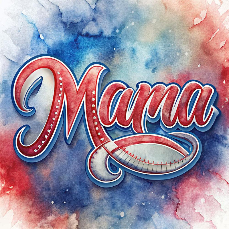 The Word Mama In A Modern Decorative Font Wit (1)