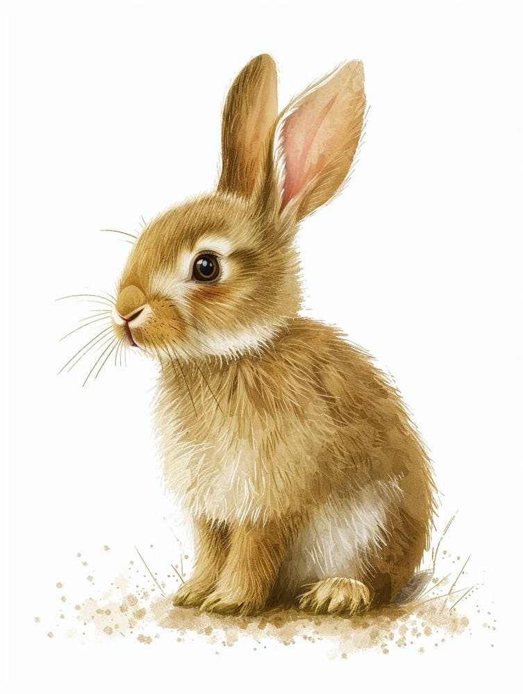 Britannia Petite Rabbit Nursery Illustration 3