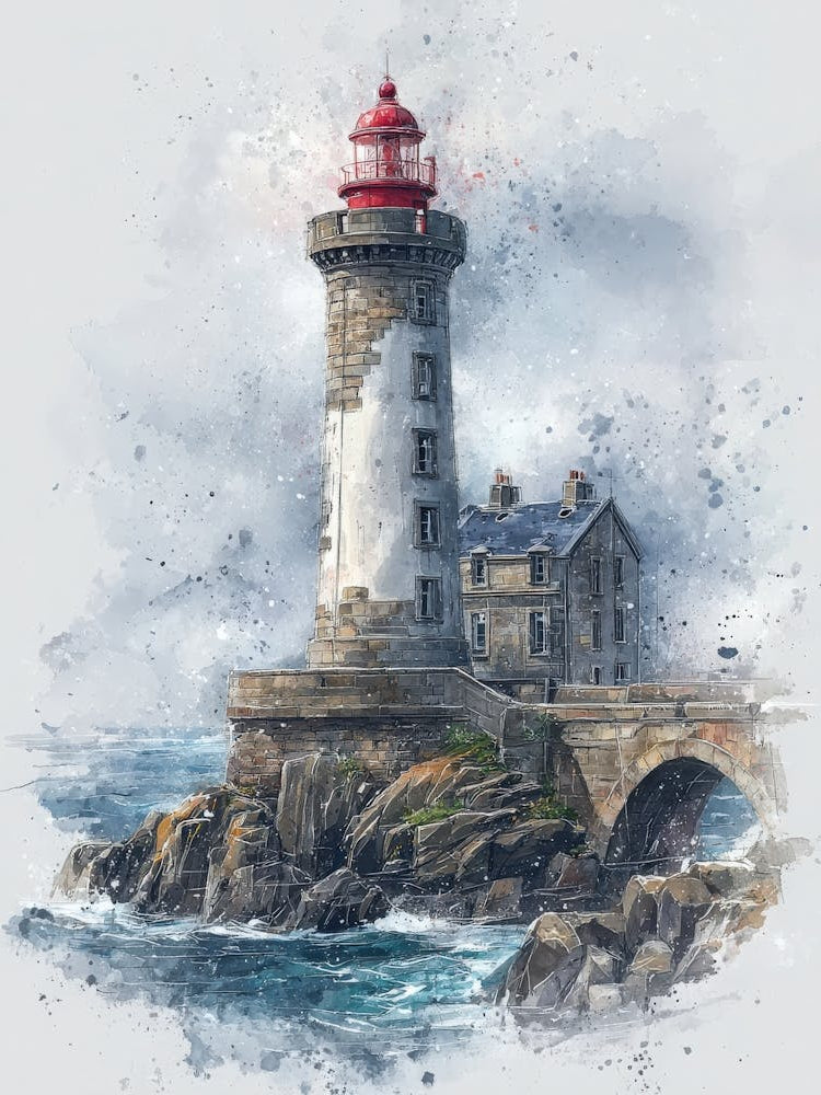 Aihrgdesign Isolated Watercolor Painting Of European Lighthou E674d3e1 Aed6 4708 A7c8 Bd9d964a674d 1