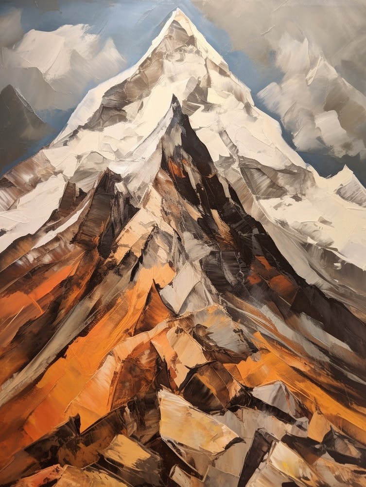 Kala Patthar Nepal 4 Berg-Gemälde