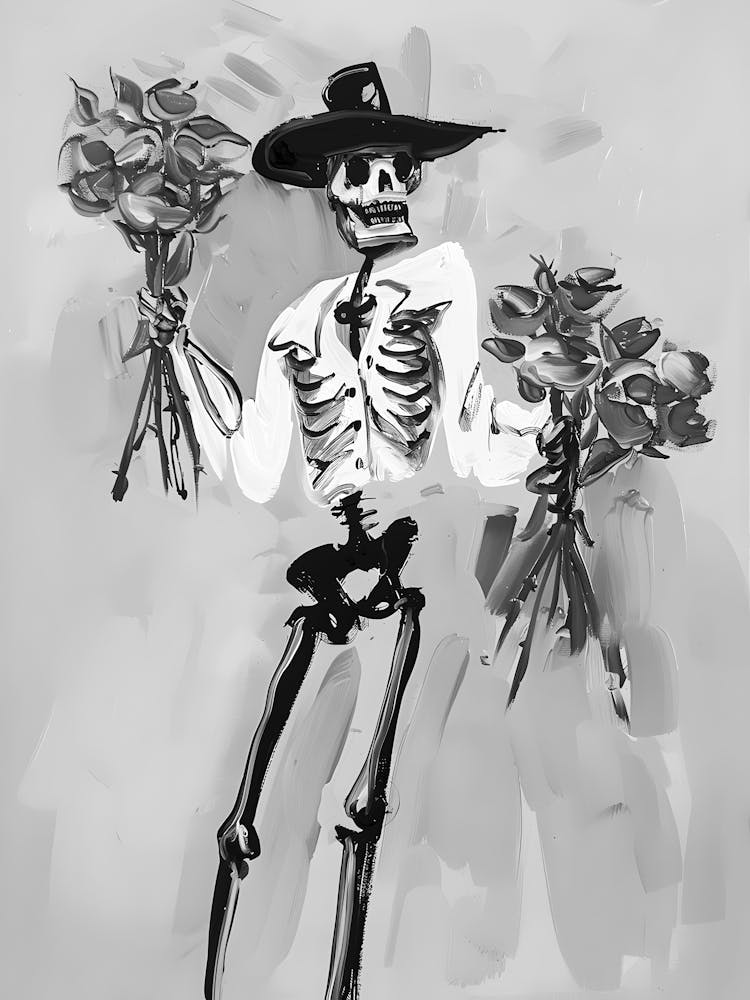 Day Of The Dead Skeleton 2