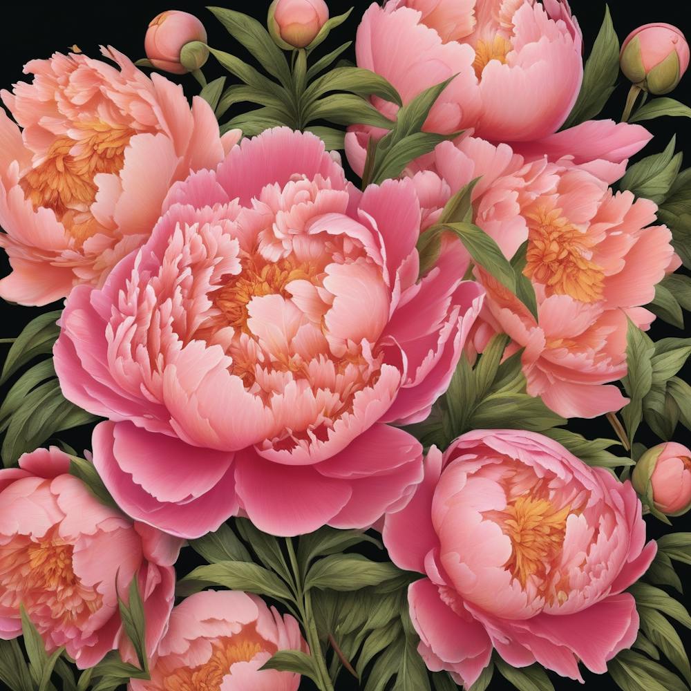 Peony arrangement