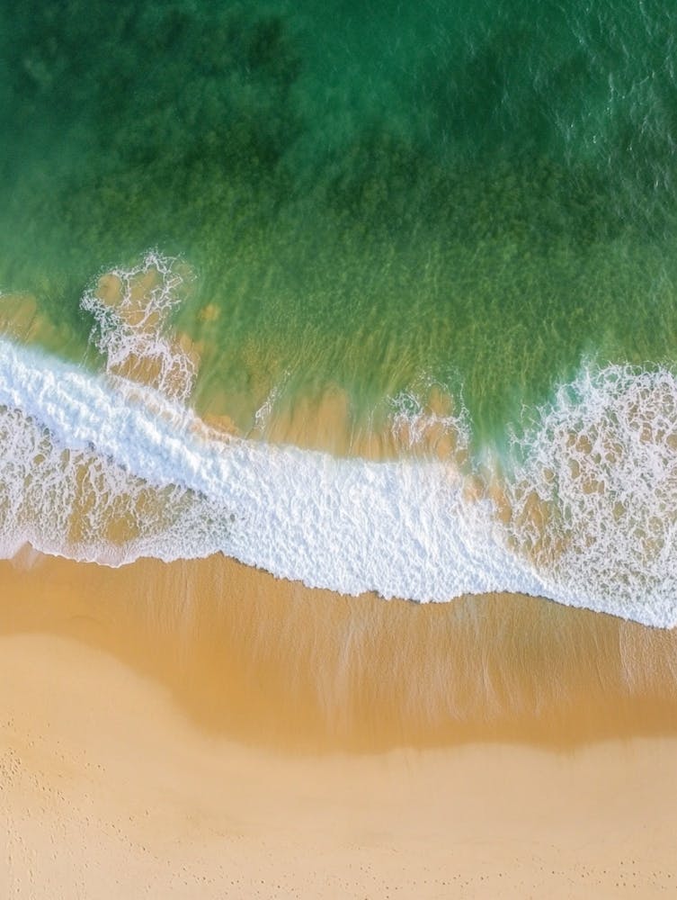 Aerial View Of A Beach 75