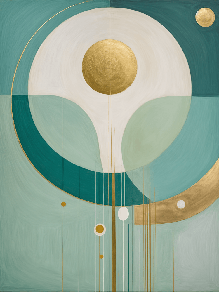 Caribbean Blue Abstract no3