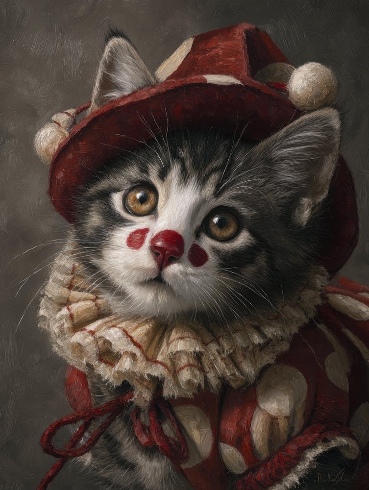 Clown Kitten