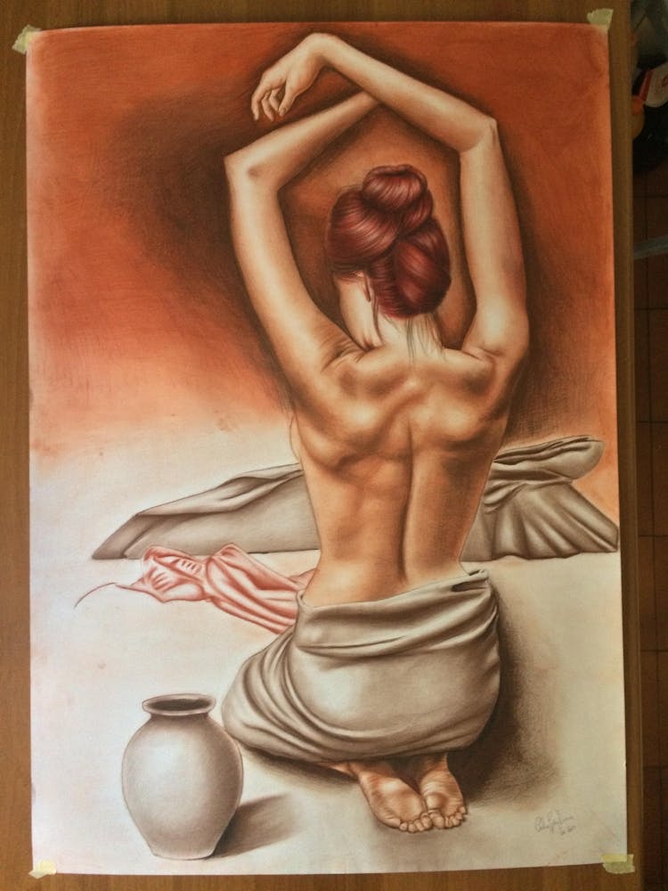 Disegno di una figura di donna 2