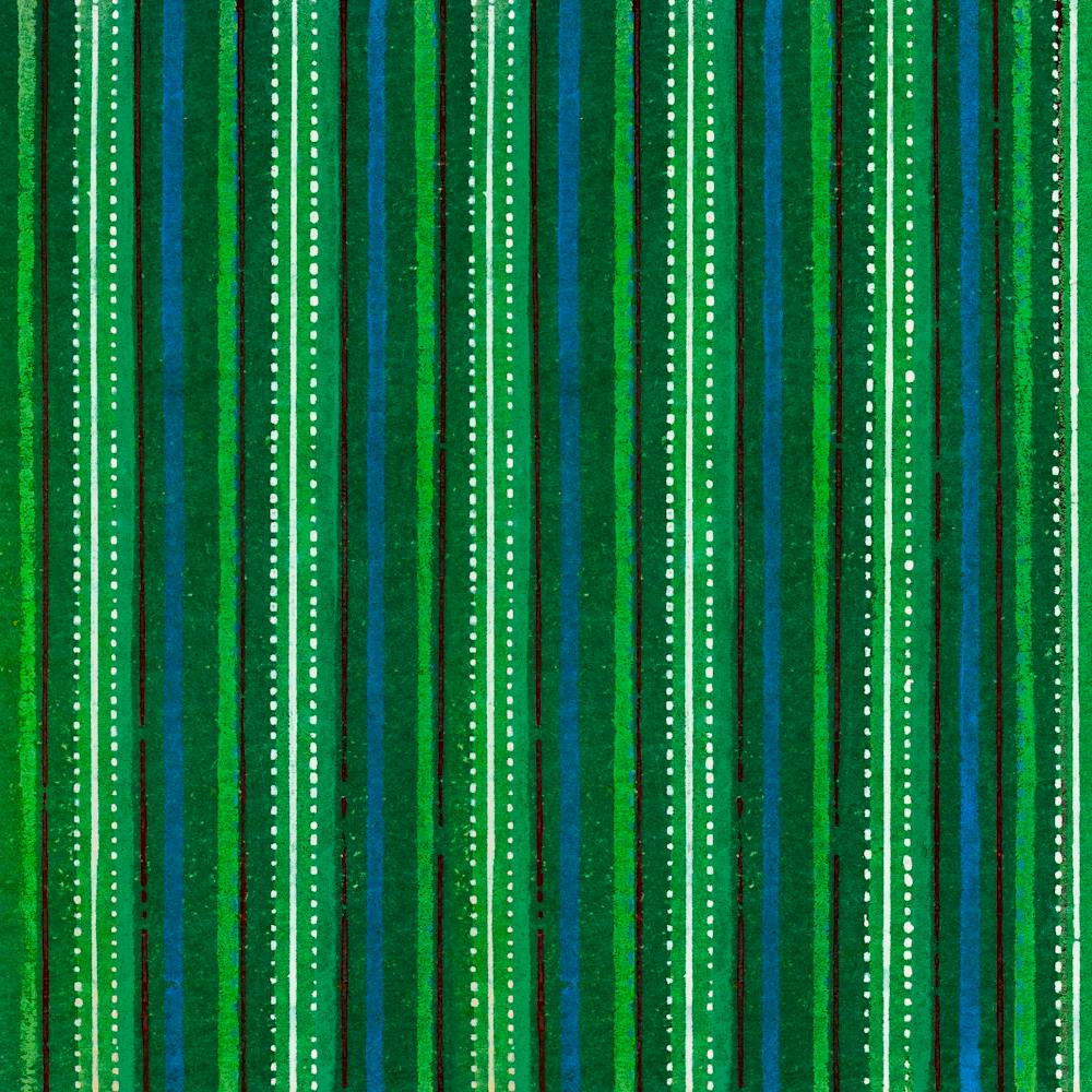 Vintage Ukiyo-e Woodblock Print Of Japanese Textile, Shima Shima, Furuya Korin (60)